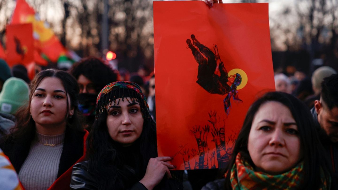 Prokurdische Demonstration in Berlin