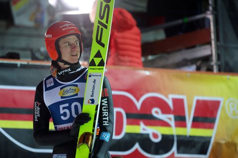 Karl Geiger ist in Oberstdorf dabei. (Archivbild) Foto: Karl-Josef Hildenbrand/dpa