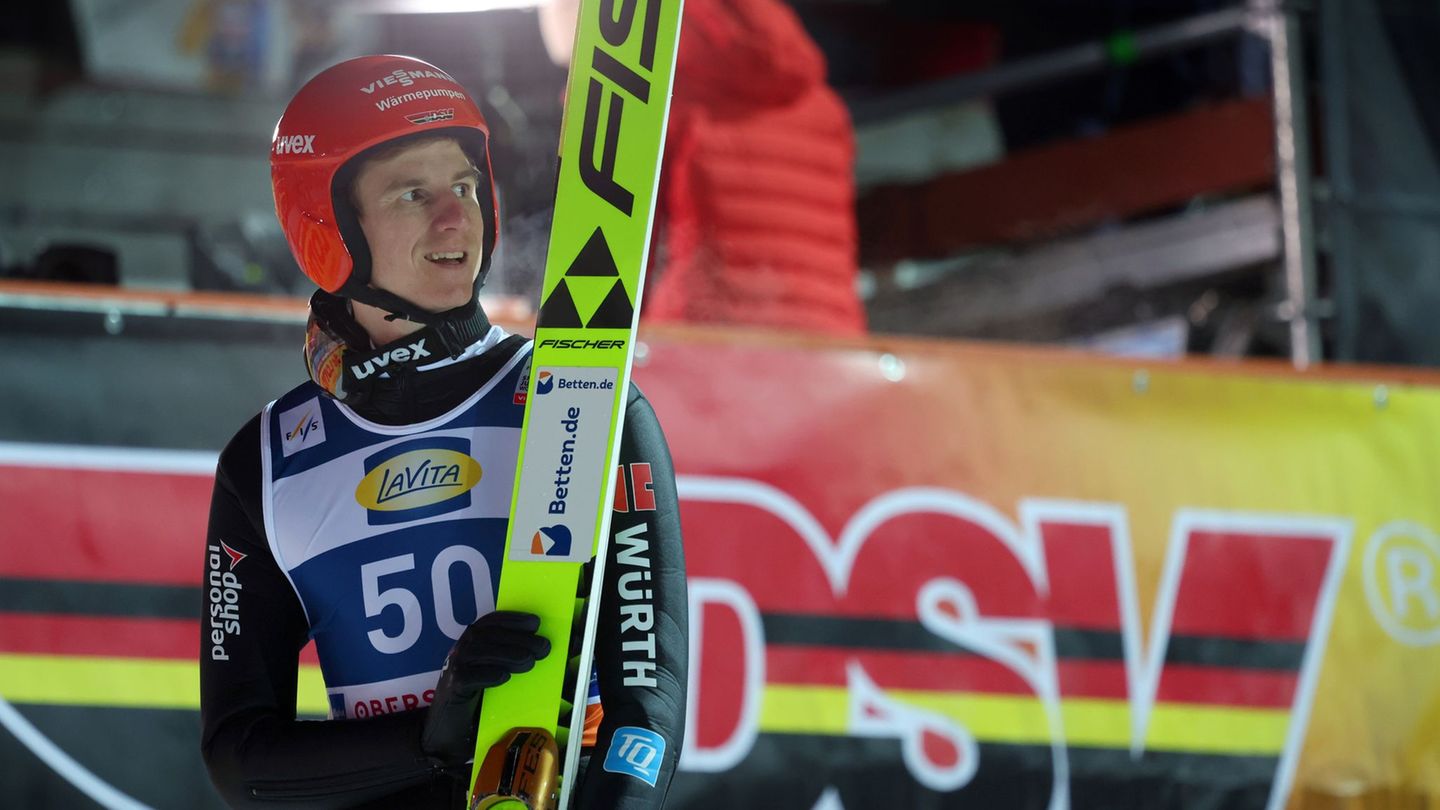 Karl Geiger ist in Oberstdorf dabei. (Archivbild) Foto: Karl-Josef Hildenbrand/dpa