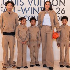 Pharrell Williams hat mit seiner Ehefrau neben Sohn Rocket (l.) auch Drillinge.