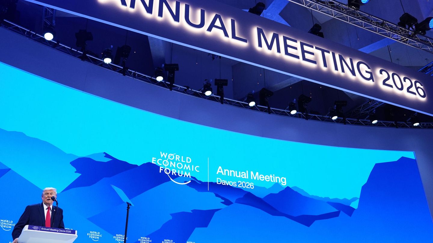 US-Präsident Trump hat in Davos erklärt, Selenskyj noch im Tagesverlauf treffen zu wollen. Foto: Evan Vucci/AP/dpa