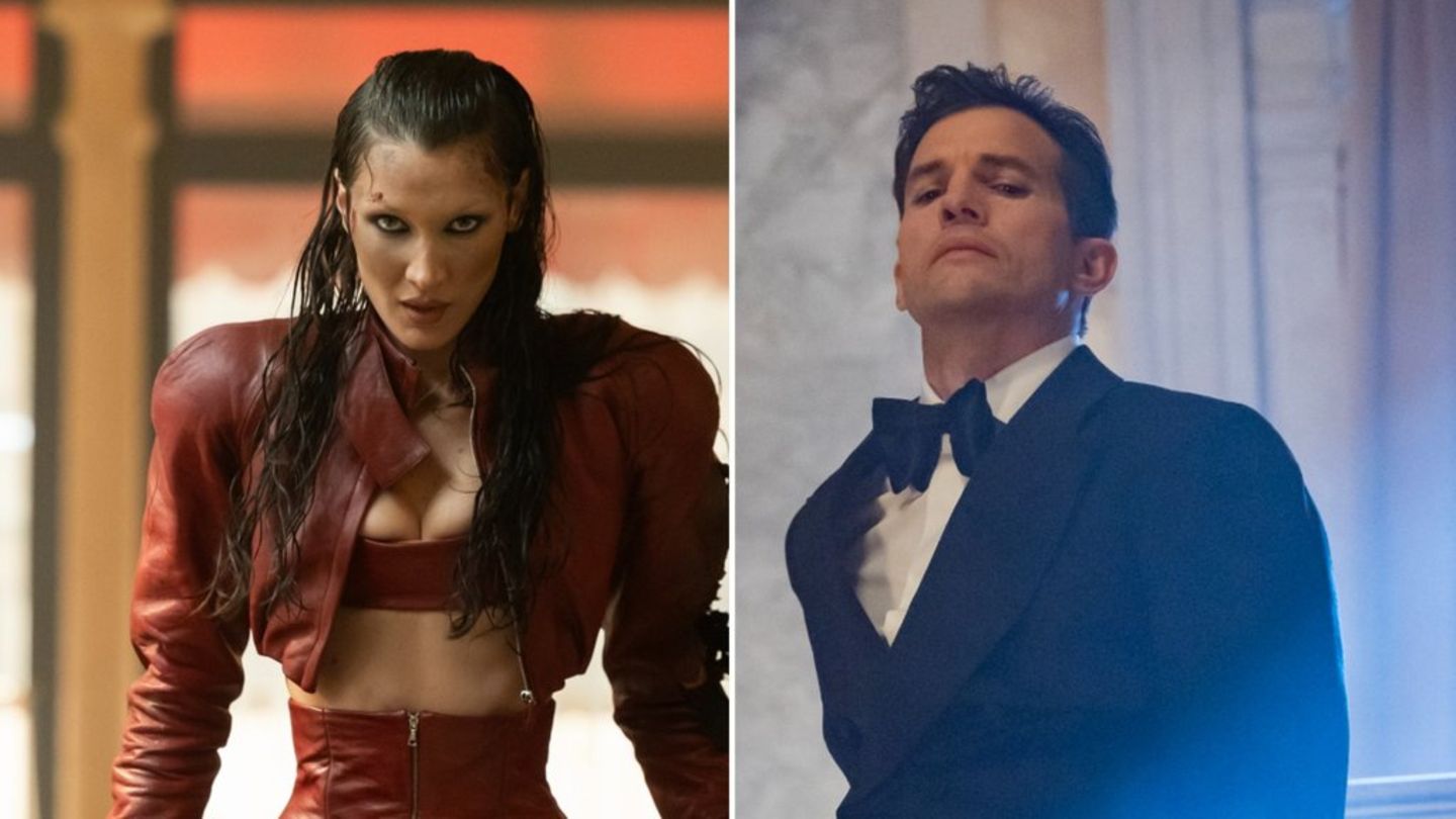 Reich, schön - und wahnsinnig? Bella Hadid und Ashton Kutcher in "The Beauty".