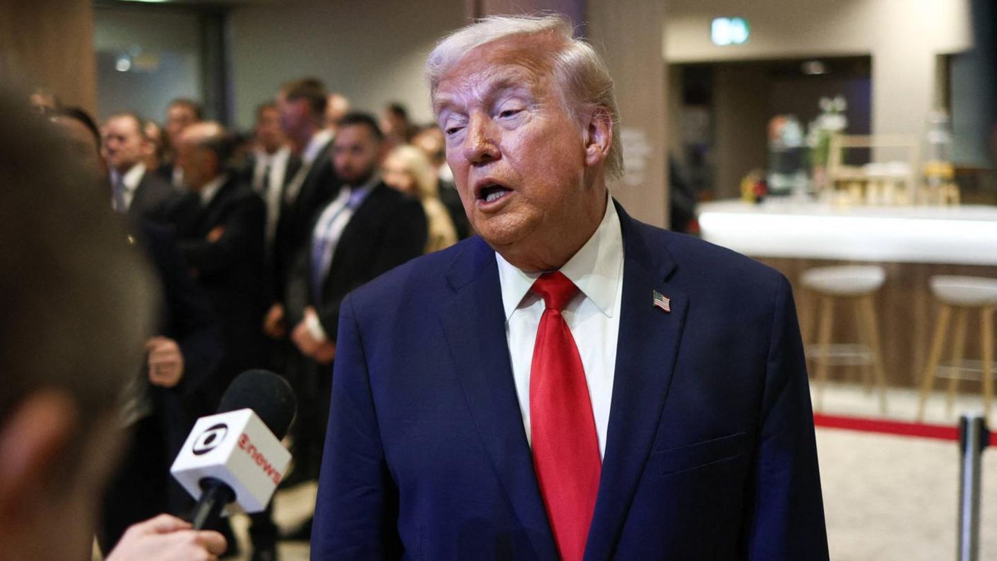 US-Präsident Donald Trump in Davos