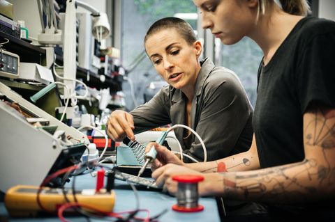 In vielen technischen Ausbildungsberufen sind die Abbrecherquoten niedrig