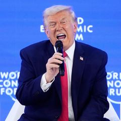 In seiner Rede kritisierte Donald Trump Europa und die Nato und lobte seine Regierung und die USA