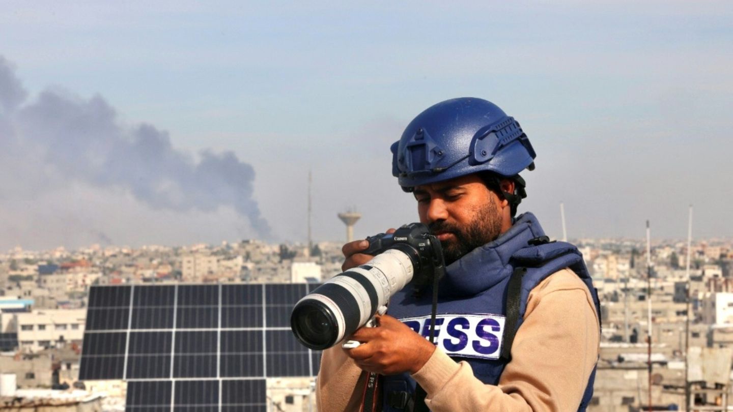 Der freie AFP-Mitarbeiter Abdul Rauf Schaath 2025