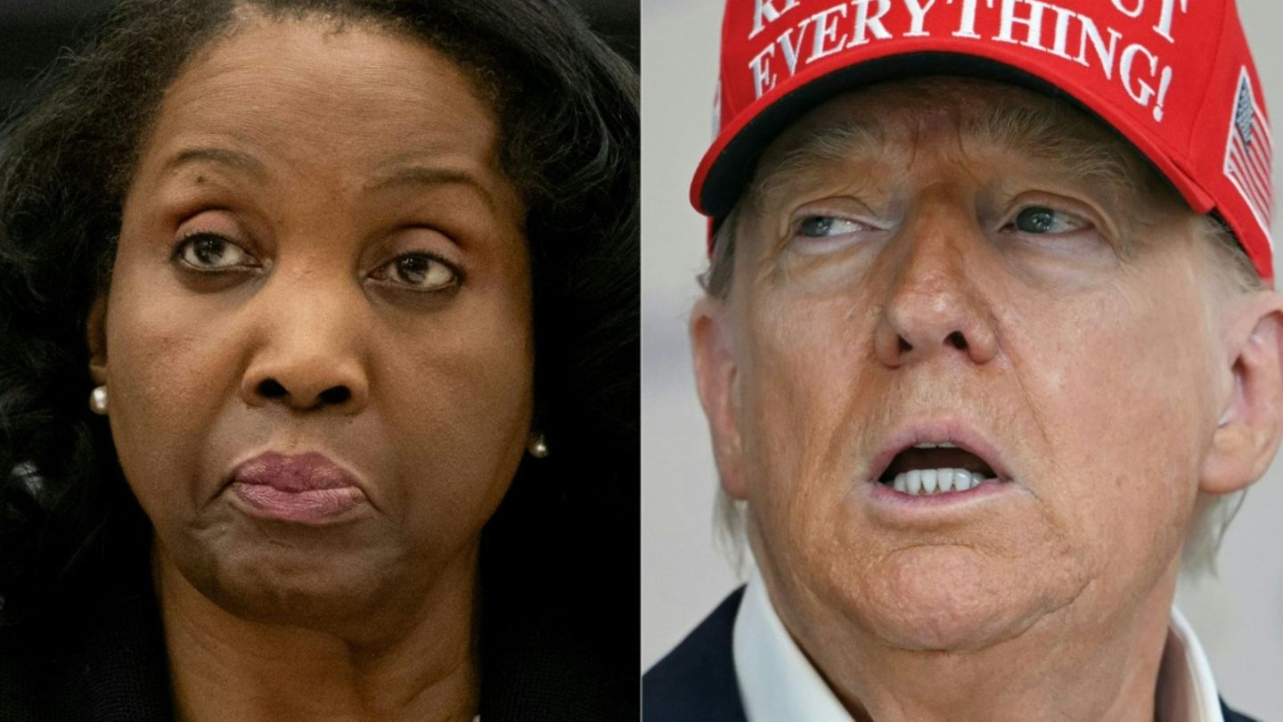 US-Notenbankerin Cook (l.) und Präsident Trump