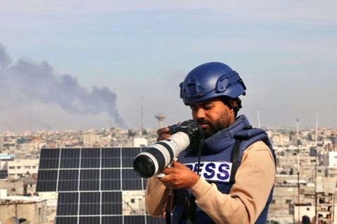 Der freie AFP-Mitarbeiter Abdul Rauf Schaath 2025