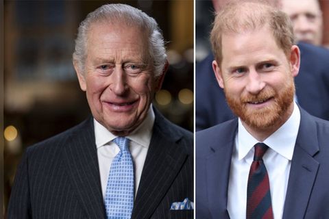 König Charles und Prinz Harry trennten am Mittwoch nur wenige Kilometer.