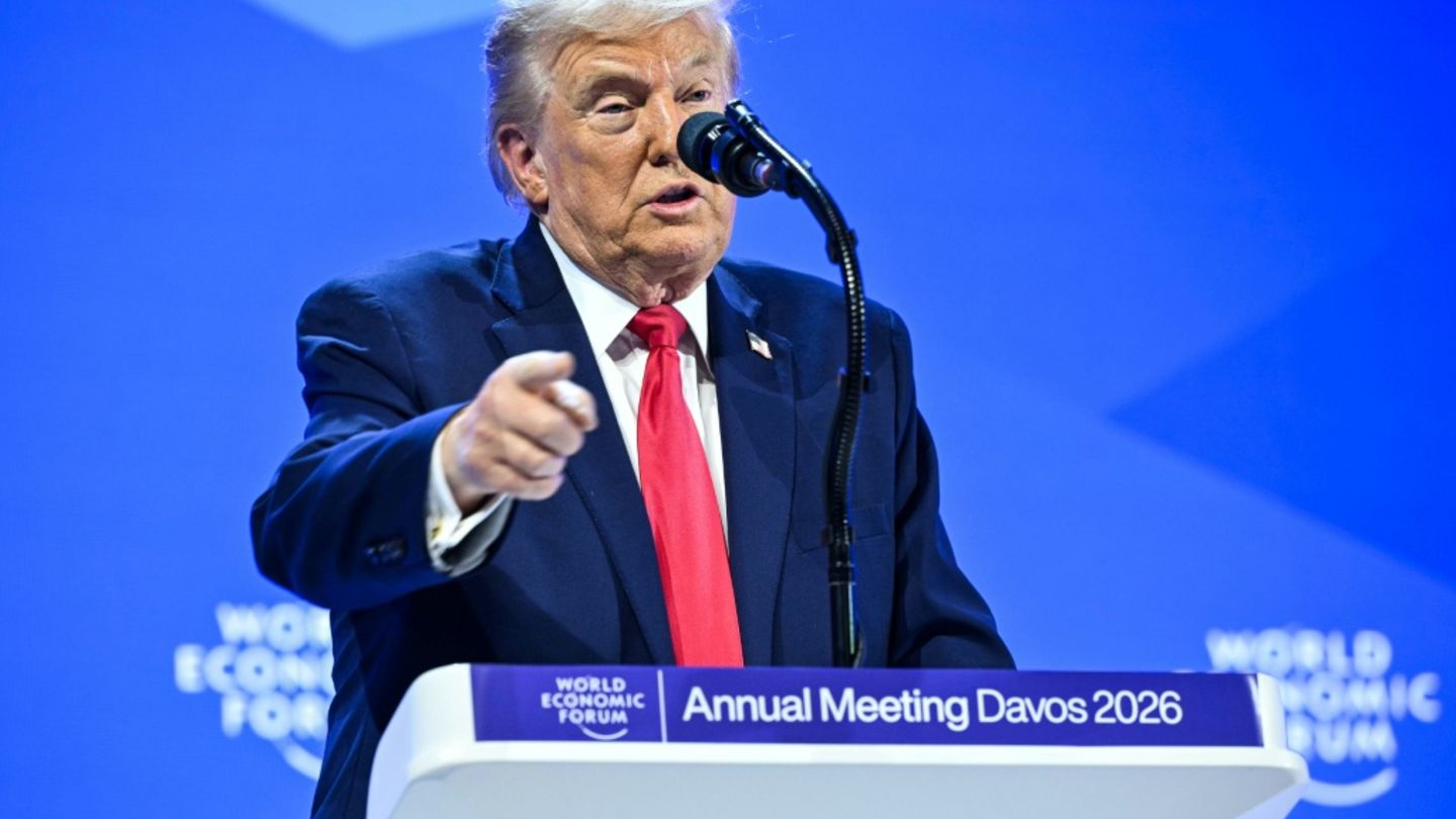 US-Präsident Donald Trump in Davos