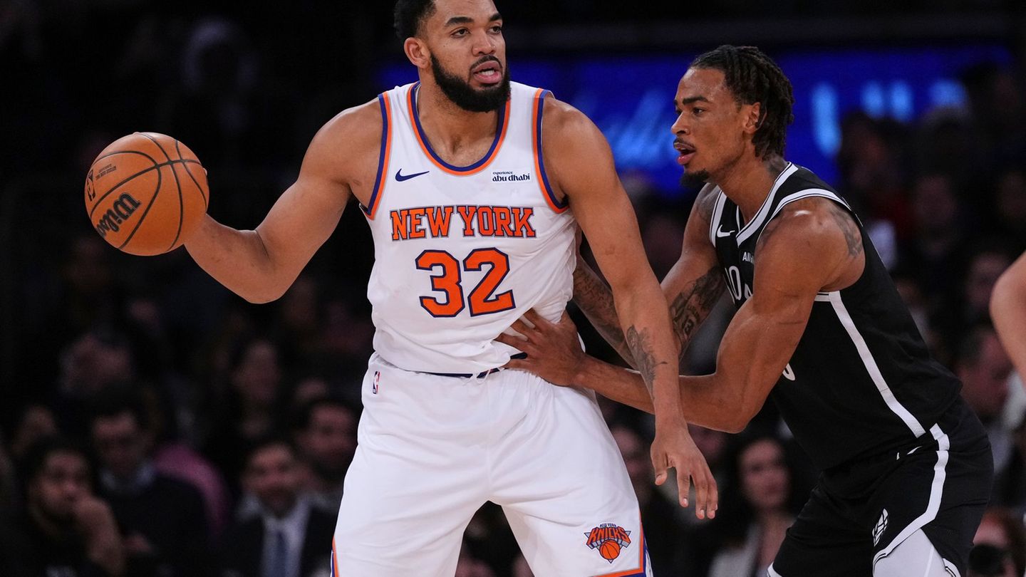 54 Punkte Vorsprung erarbeiteten sich die Knicks im Stadtduell mit den Nets. Foto: Frank Franklin II/AP/dpa
