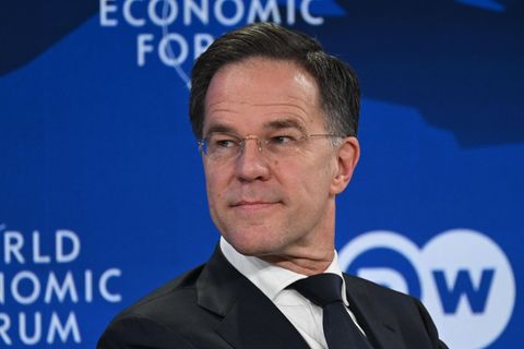 Mark Rutte in Davos