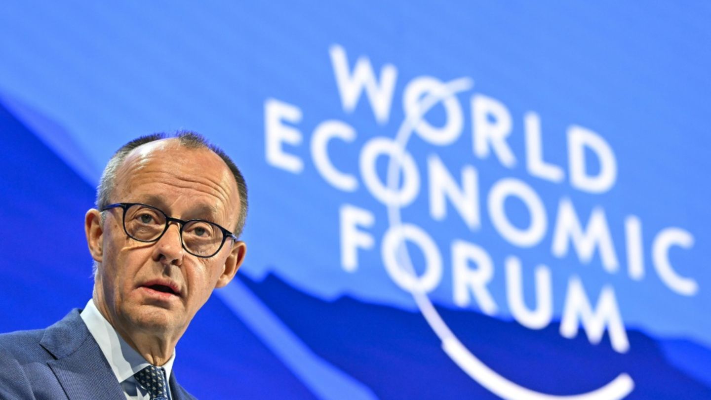 Bundeskanzler Friedrich Merz in Davos