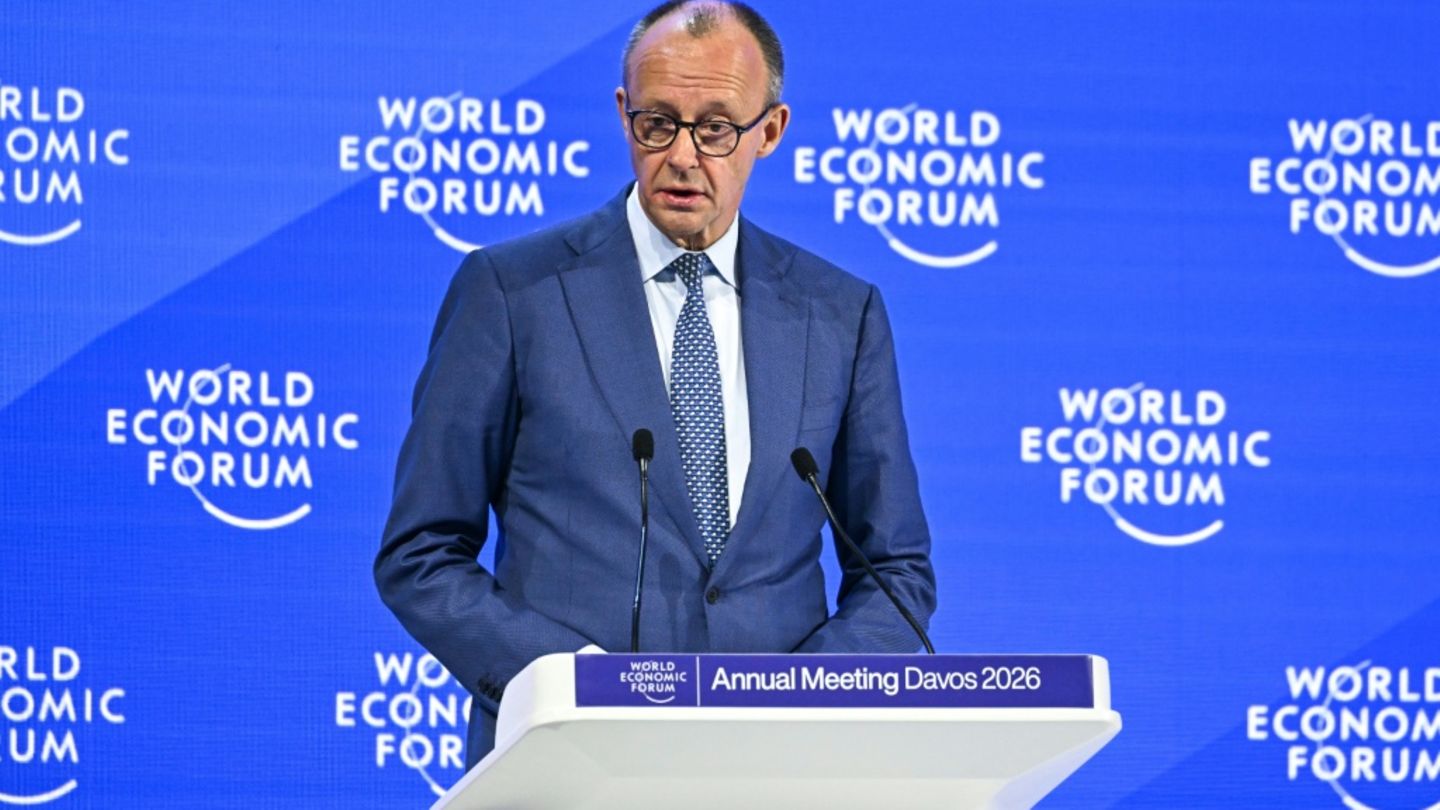 Bundeskanzler Friedrich Merz in Davos