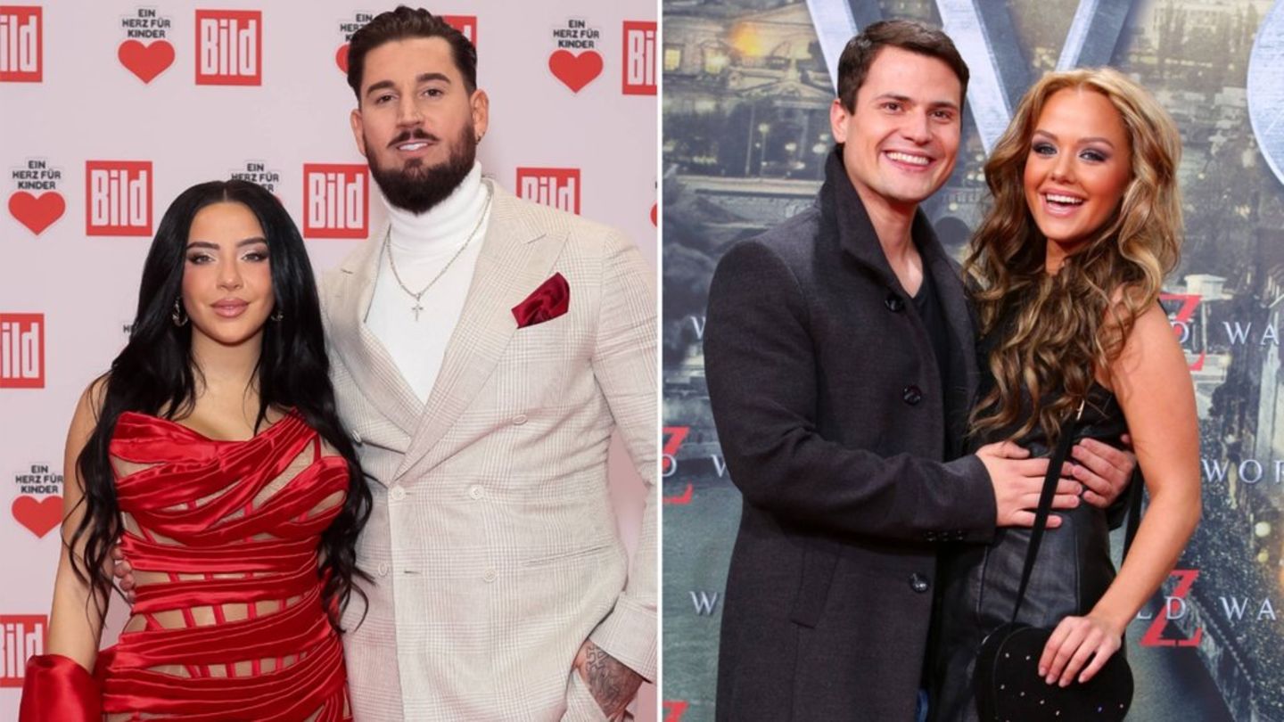 Dschungelehe und Dschungelbaby: Leyla und Mike Heiter (l.) heirateten nach dem Kennenlernen im Dschungelcamp, bei Rocco Stark