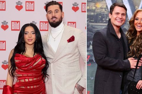 Dschungelehe und Dschungelbaby: Leyla und Mike Heiter (l.) heirateten nach dem Kennenlernen im Dschungelcamp, bei Rocco Stark