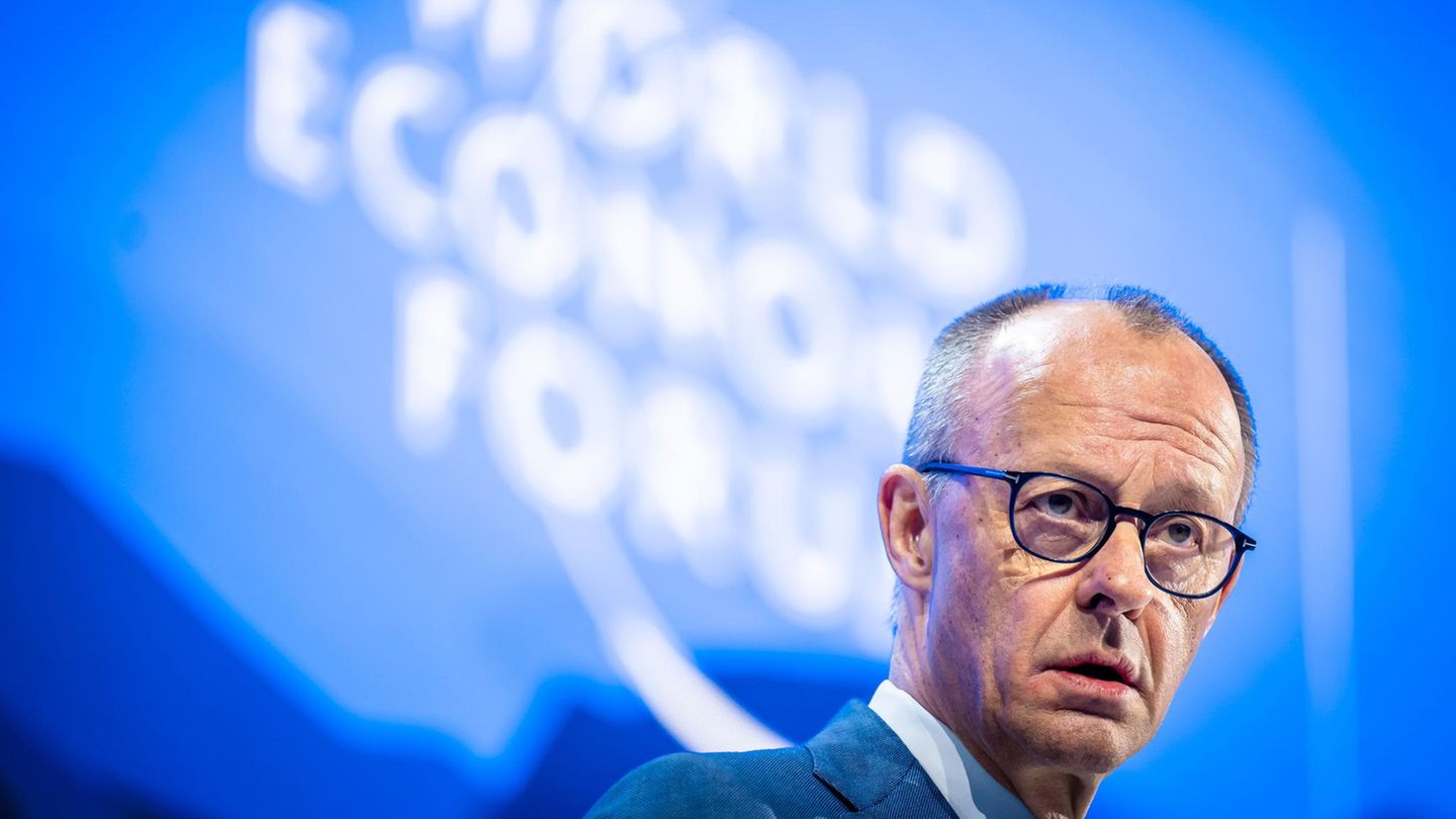 Friedrich Merz beim Weltwirtschaftsforum in Davos