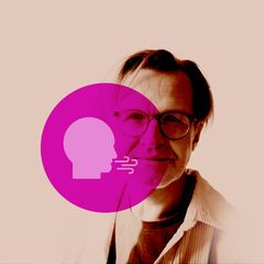 Grafik Reizhusten: Der Autor Bernhard Albrecht und ein Symbolbild "Husten"