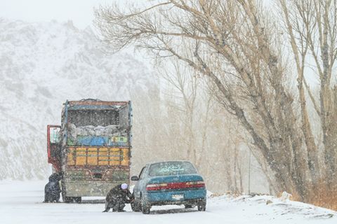 Schnee in Afghanistan