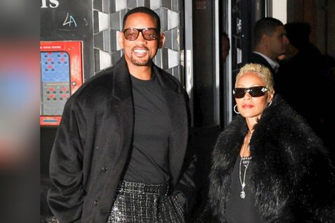Will Smith und Jada Pinkett Smith am Mittwoch in Paris.