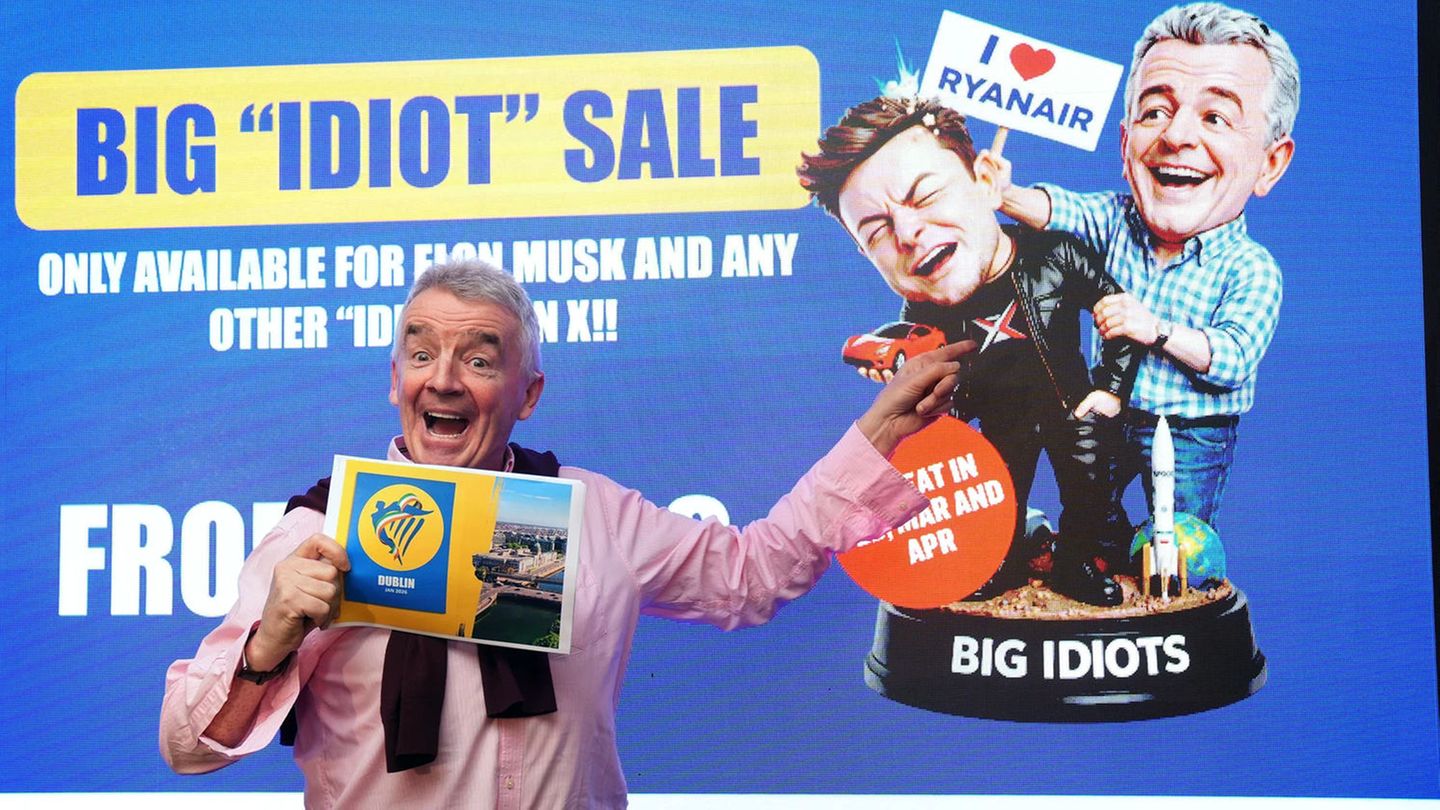 Ryanair-Chef Michael O'Leary macht sich über Elon Musk lustig