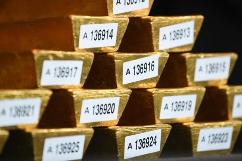 Die Bundesbank lagert 1236 Tonnen Gold bei der US-Notenbank Fed in New York