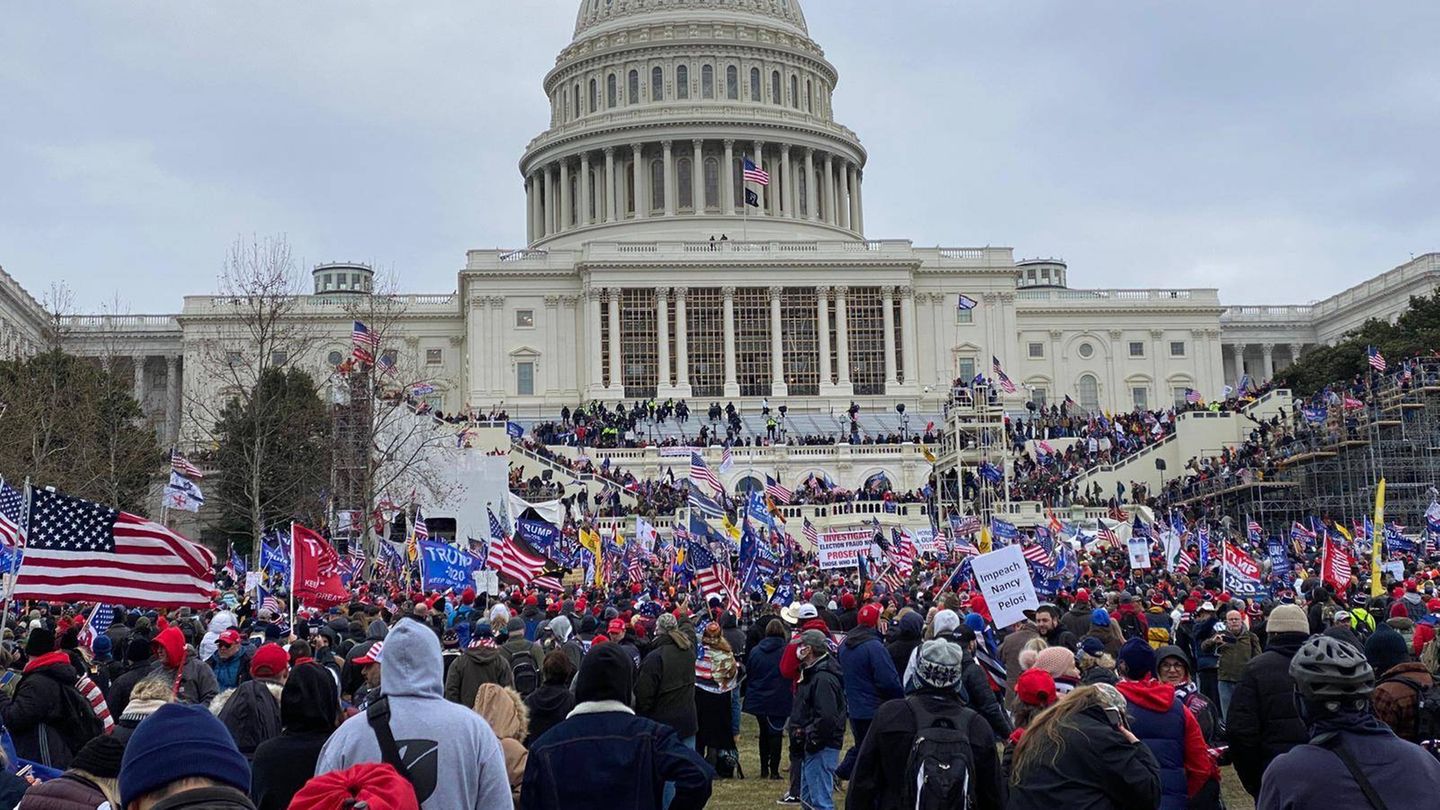 Sturm auf das Kapitol in Washington am 6. Januar 2021