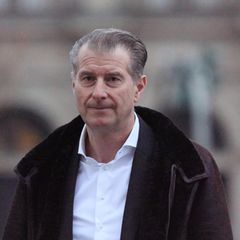 Stephan Hensel, Ex-Mann von Christina Block, auf dem Weg zum Landgericht Hamburg