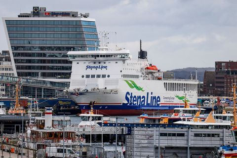 Der Seehafen Kiel hat 2025 einen neuen Rekord im Güterumschlag erzielt. (Archivbild) Foto: Axel Heimken/dpa