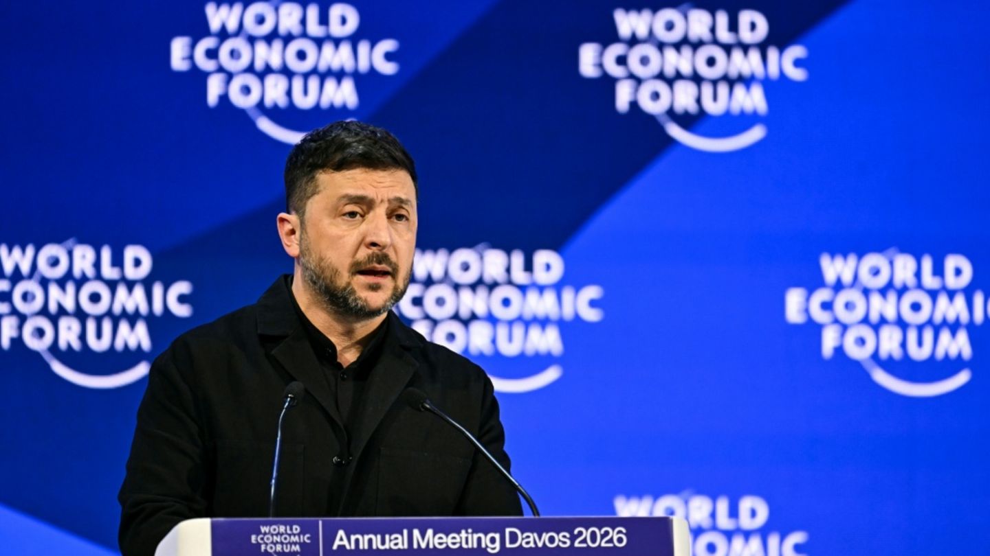 Selenskyj beim Weltwirtschaftsforum in Davos