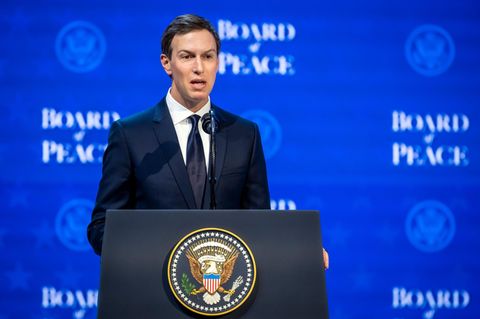 Donald Trumps Schwiegersohn Jared Kushner beim Weltwirtschaftsforum (WEF) in Davos