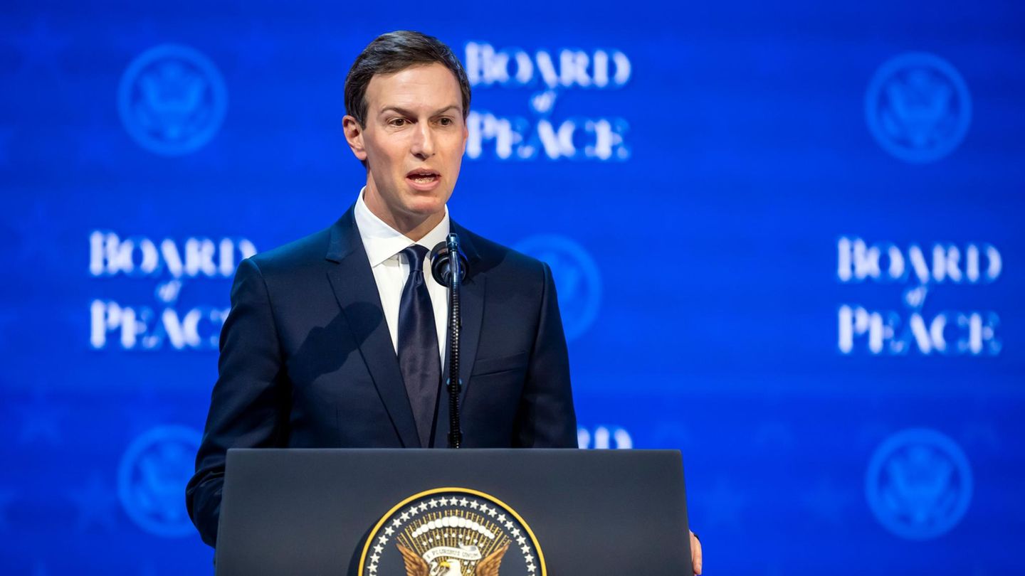 Donald Trumps Schwiegersohn Jared Kushner beim Weltwirtschaftsforum (WEF) in Davos