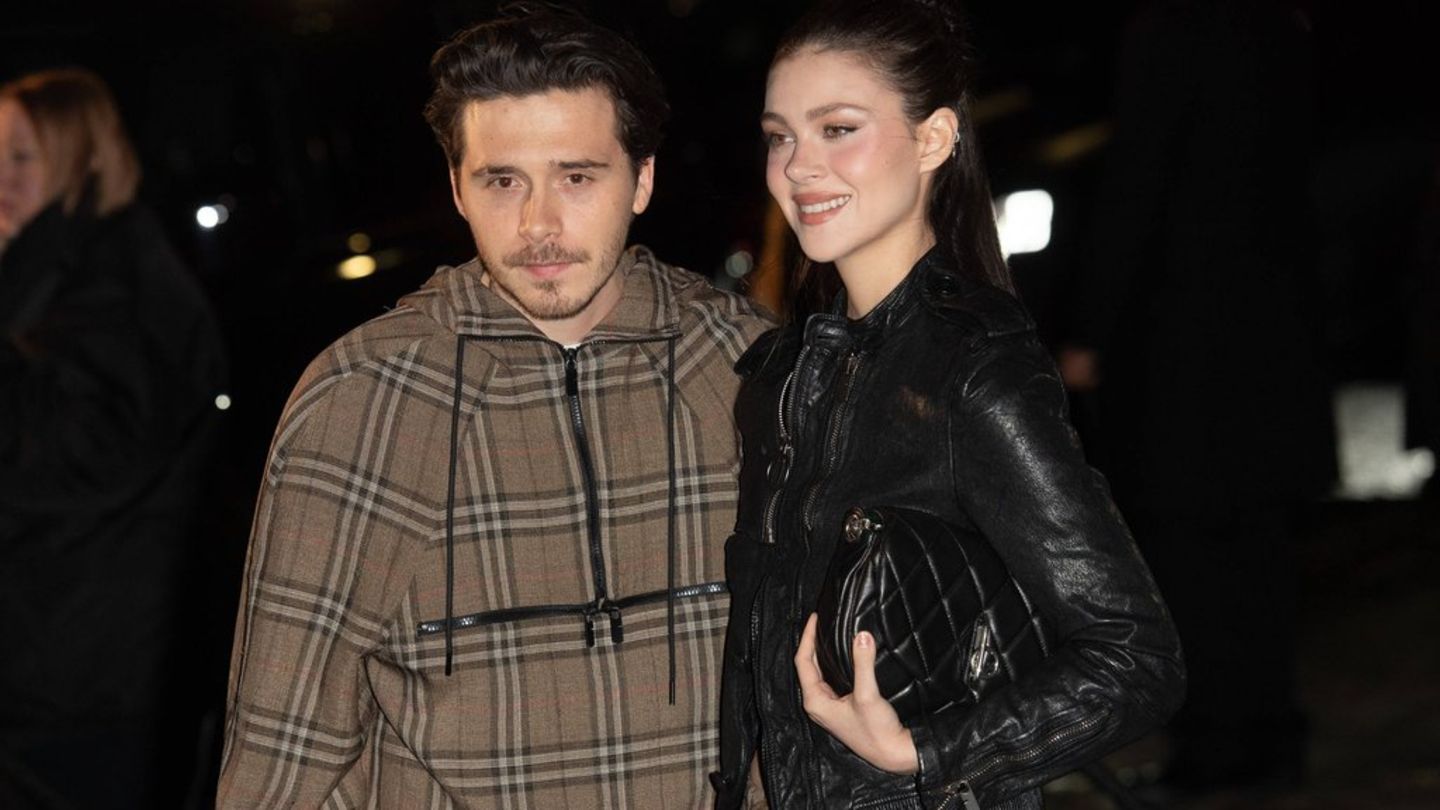 Brooklyn und Nicola Peltz Beckham im Juni 2025 bei der Londoner Fashion Week.