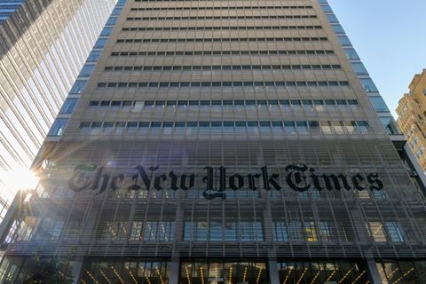 Das Gebäude der "New York Times"