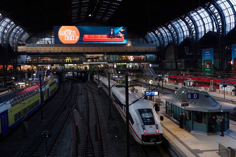 Züge des Regional- und Fernverkehrs fielen aus oder hatten Verspätungen. (Archivbild) Foto: Georg Wendt/dpa