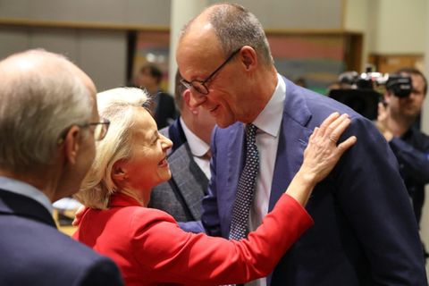 Von der Leyen und Merz in Brüssel