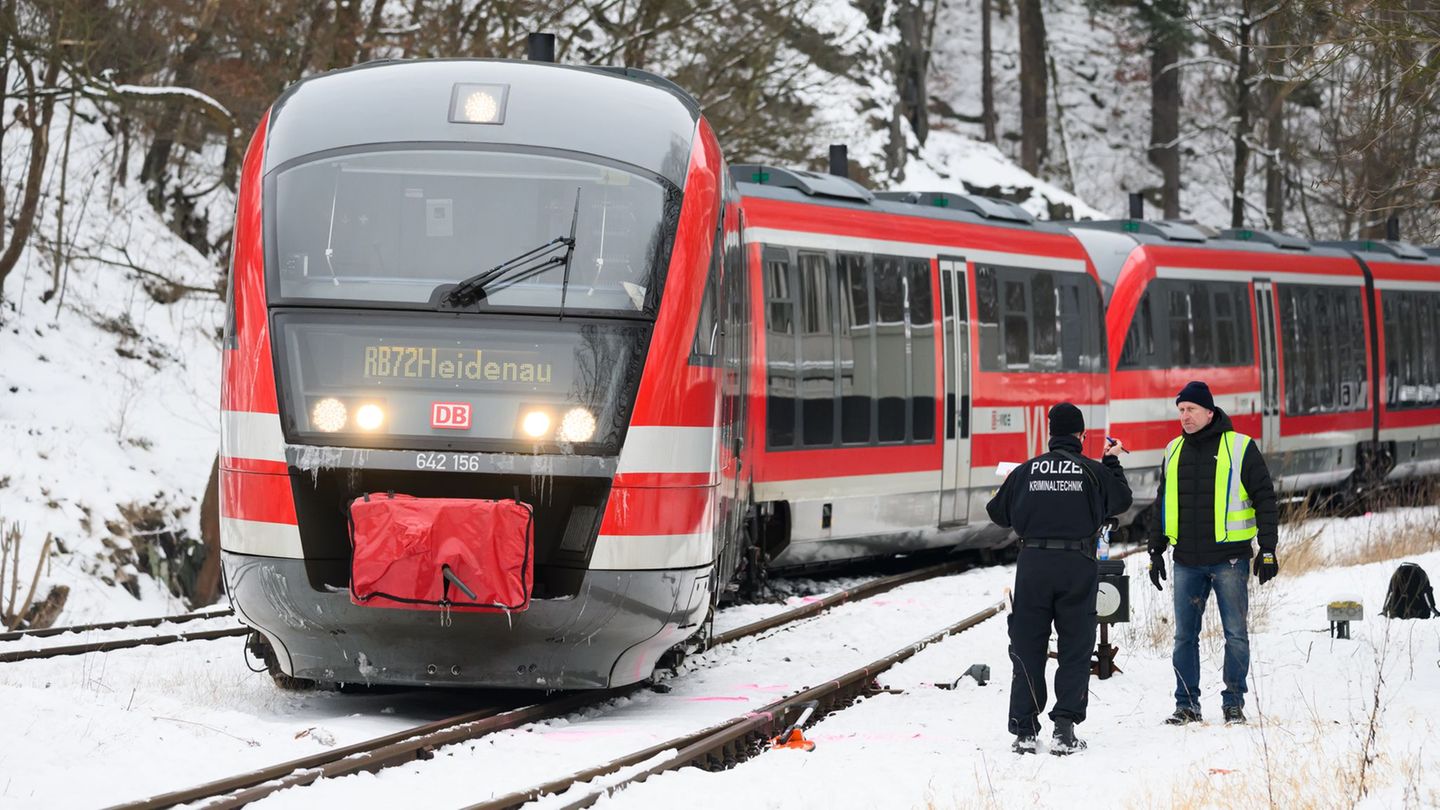 Bei Schnee und Eis ist eine Regionalbahn entgleist. (Archivfoto) Foto: Robert Michael/dpa