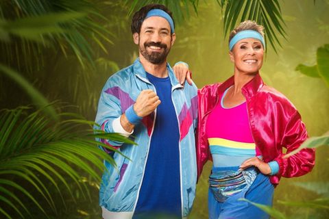"Ich bin ein Star - Holt mich hier raus!": Jan Köppen (l.) und Sonja Zietlow moderieren die Show.