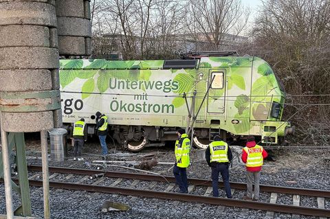 Eine Lok war entgleist und hatte Schäden an der Oberleitung ausgelöst. Foto: Mike Seeboth/dpa