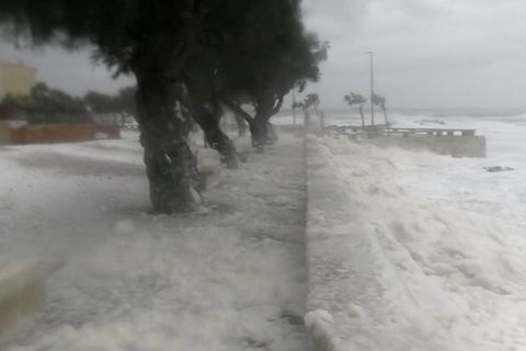 Sturmtief "Harry" sorgt für starke Verwüstung auf Mallorca