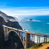 Der Traum eines jeden Autofahrers: Einmal den kalifornischen Küstenhighway No.1 entlangcruisen. Zu den schönsten Abschnitten gehört der Big Sur samt Bixby Creek Bridge