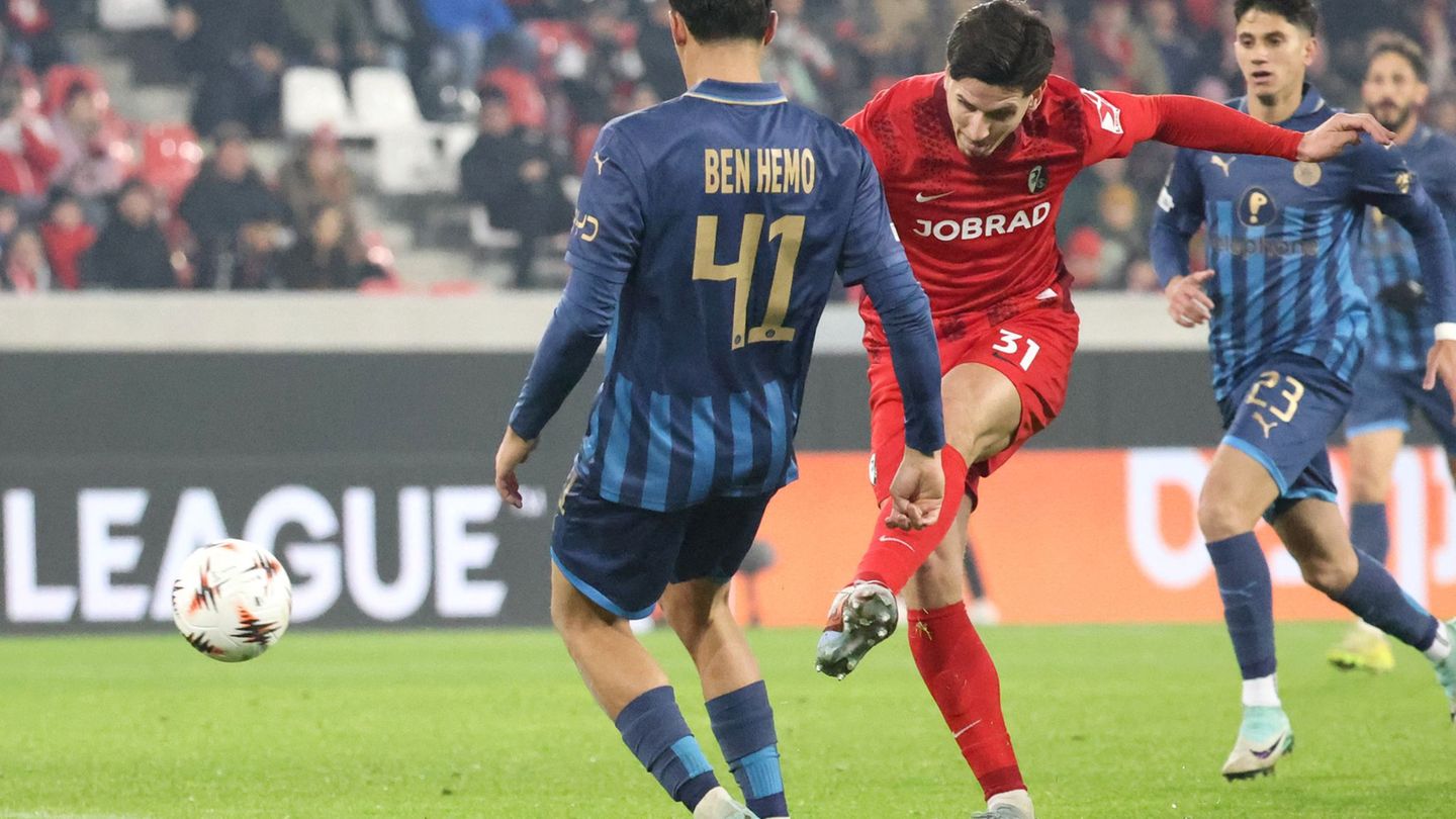 Freiburger Aktivposten gegen Tel Aviv: Stürmer Igor Matanovic. Foto: Philipp von Ditfurth/dpa