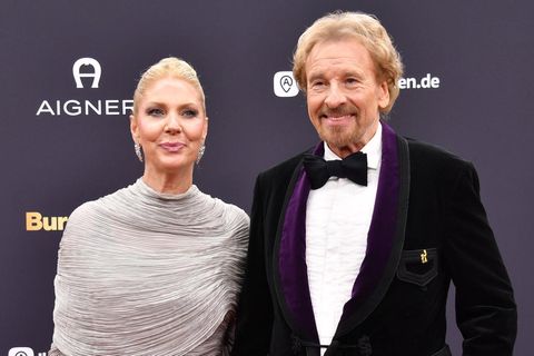 Thomas Gottschalk und seine Frau Karina im November 2025 bei der Bambi-Verleihung