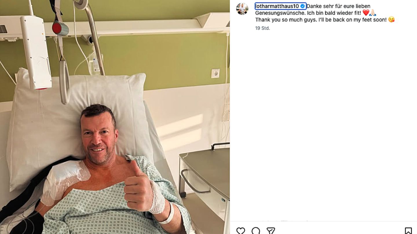 Vip News: Lothar Matthäus meldet sich nach Skiunfall aus dem Krankenhaus