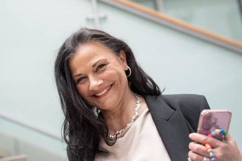 Gitta Connemann beim Verlassen der CDU-Zentrale
