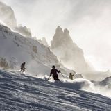 Ski-Tour in den Dolomiten