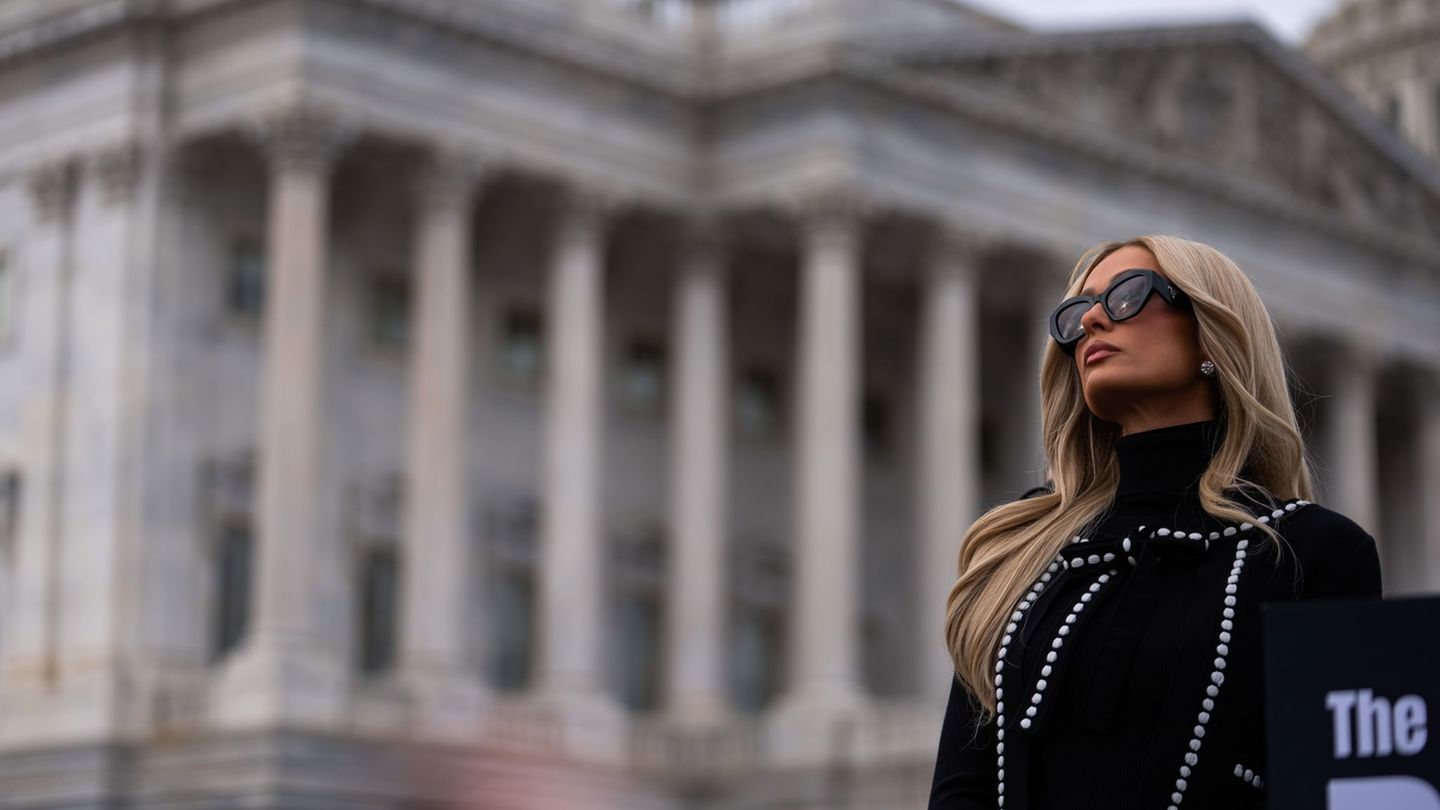 US-Realitystar Paris Hilton will die Rechte von Opfern von KI-generierten pornografischen Inhalten stärken. Foto: Allison Robber