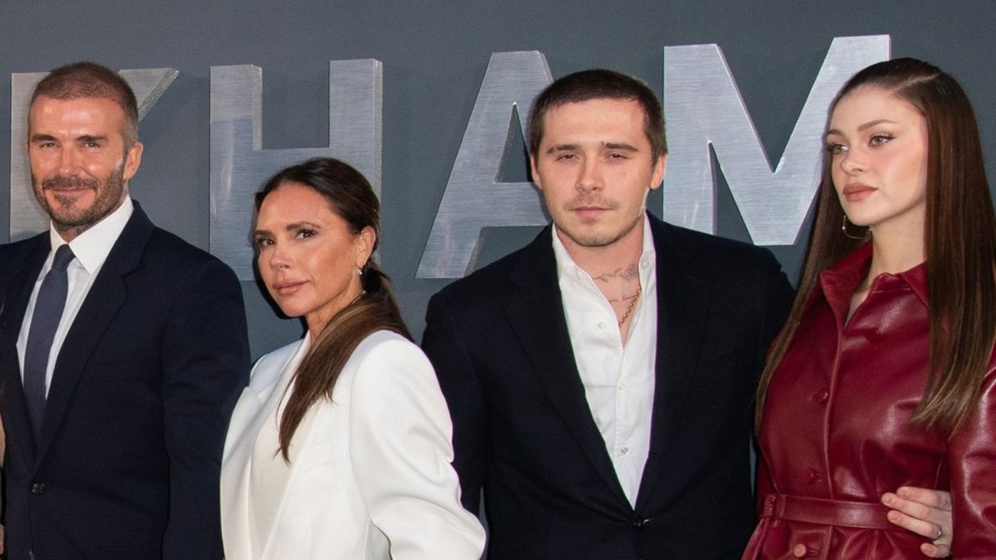 Solche Bilder könnte es niemals wieder zu sehen geben: David und Victoria Beckham mit ihrem Sohn Brooklyn und dessen Ehefrau N
