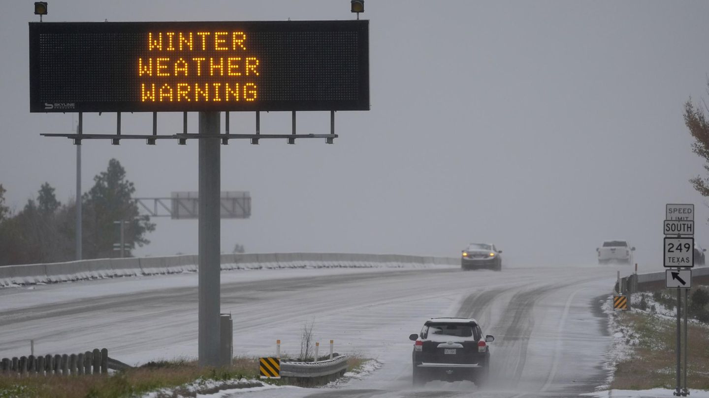 In einigen Gebieten der USA, wie hier in Houston, Texas, sind die Temperaturen schon jetzt sehr niedrig – und es könnte noch viel dicker kommen