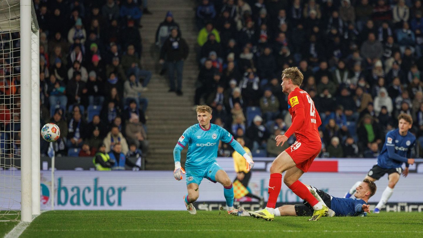 2. Fußball-Bundesliga: 2:2 zwischen Bielefeld und Kiel: Beide Serien gehen weiter